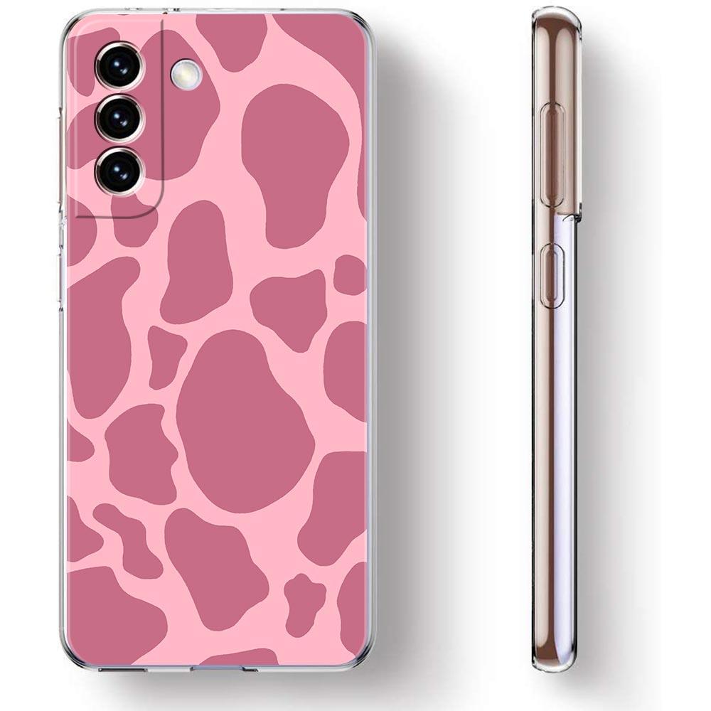 Rose Gold Pink Marble Queen Clear Phone Case For Samsung Galaxy S23 S22 5G S20 Ultra S21 FE 5G S10E S9 S8 S10 Plus Soft Cover