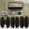 RXCARGO Door Handle Under Cover for Hijet Atrai S710V Exterior Door Car Dedicated Door Exterior Door Handle Scratch Black Cargo, S700V, - Parts,