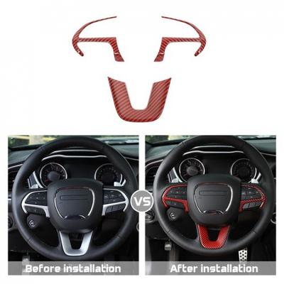 Car Steering Wheel Moulding Trim Strip for Dodge Challenger/Charger/Durango 15+