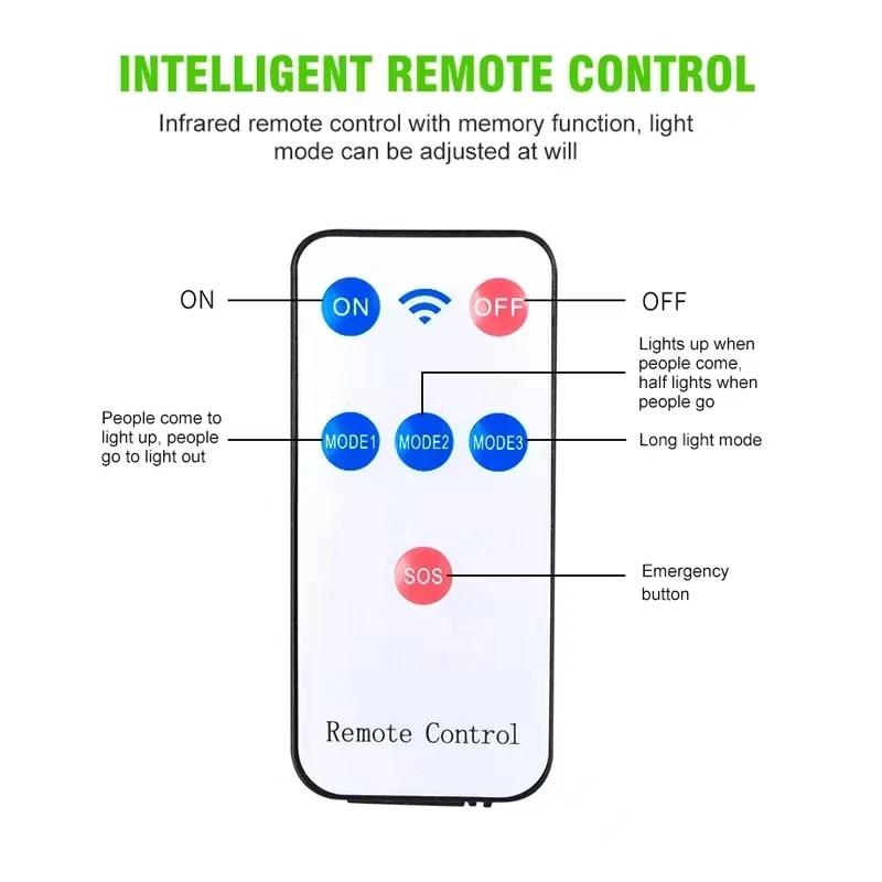 Solar-Split-Wandleuchte 3-Modus Wasserdicht Bewegungssensor LED Sicherheitslampe für Garage Garten Straße Außenbeleuchtung