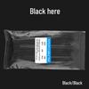 Black Nylon Self-Locking Cable Ties - 4x150x200x300