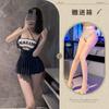 Sex underwear single shoulder tube top college style strap skirt pure desire sexy free suit