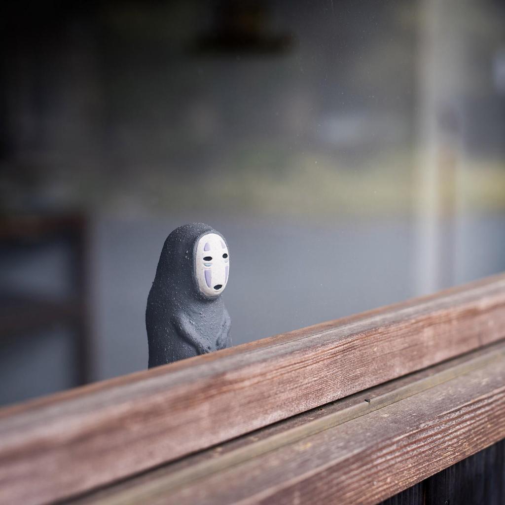 Studio Ghibli Spirited Away Shigaraki Ware Kaonashi Statue Made In Japan