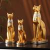 Exotic Egyptian Cat Resin Figurine for Home or Coffee Shop Décor