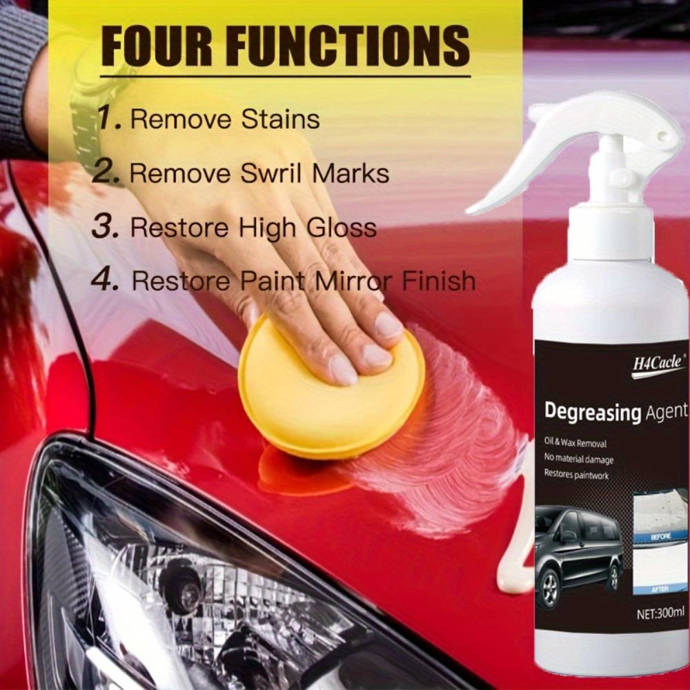 Car Paint Degreasing Agent Crystal Plating Grease Removal Residual Wax Shellac Bird Droppings Stains Oil Removal Car Paint Stain Remover