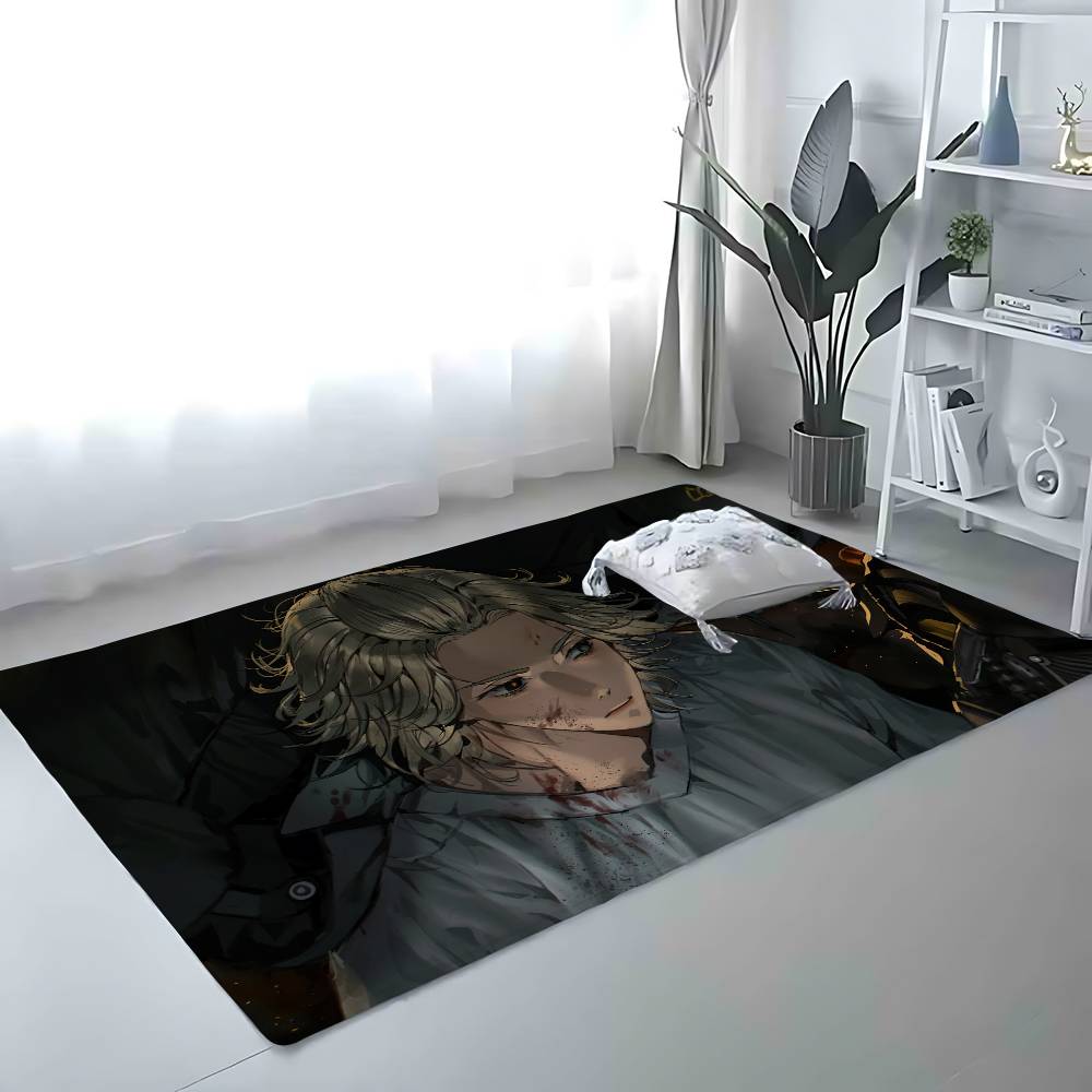 Anime T-Tokyo Revengers Floor Mat Bathroom Absorbent Mat Simple Door Dirt-resistant Mat Home Kitchen Mat Foot Mat Entry Mat