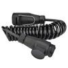 13 Pin Trailer Plug Wiring Spring Cable Connector Adapter for Trailer Caravan