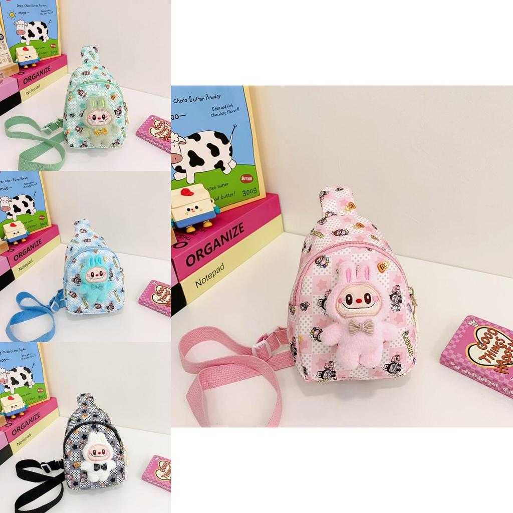 Soft Plush Cartoon Radish Crossbody Bag For Children Perfect For Everyday Use And School