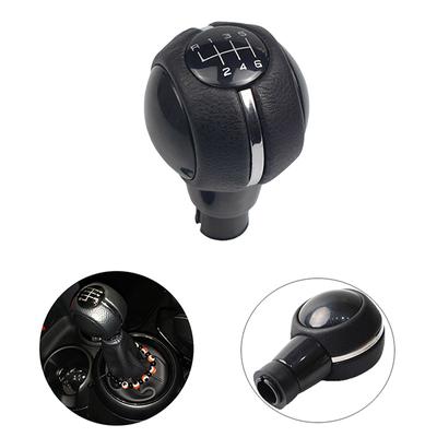 6 Speed Car Interior Manual Gear Shift Knob Shifter Cover For Mini Cooper F54 F55 F56 F57 F60 PU Leather Replacement Accessories