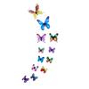 12pcs Transparent Butterfly Wall Stickers 3d Butterfly Decorative Stickers Self-Adhesive Waterproof Wall Decoration Stickers