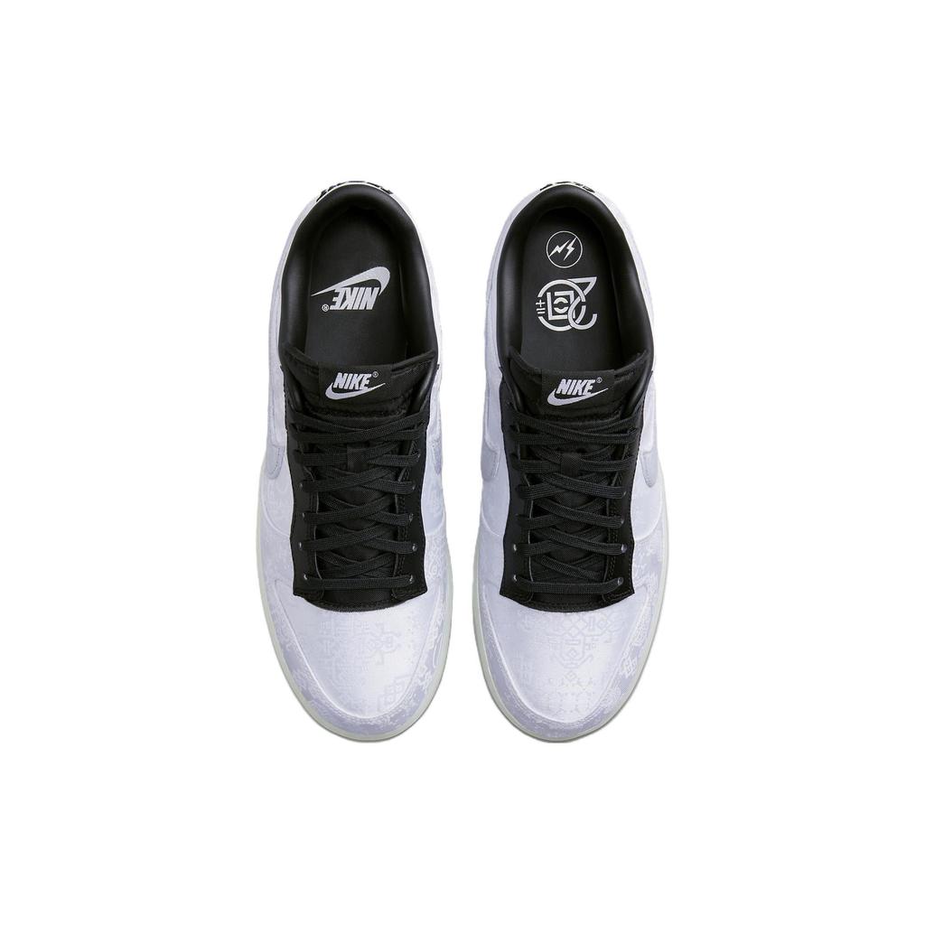 Fragment Design X CLOT X Nike Dunk Low SP 20th Anniversary Unisex Sneakers White Black FN0315-110