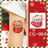 Ruikalong Christmas Cartoon Temporary Tattoo Stickers for Face and Arms