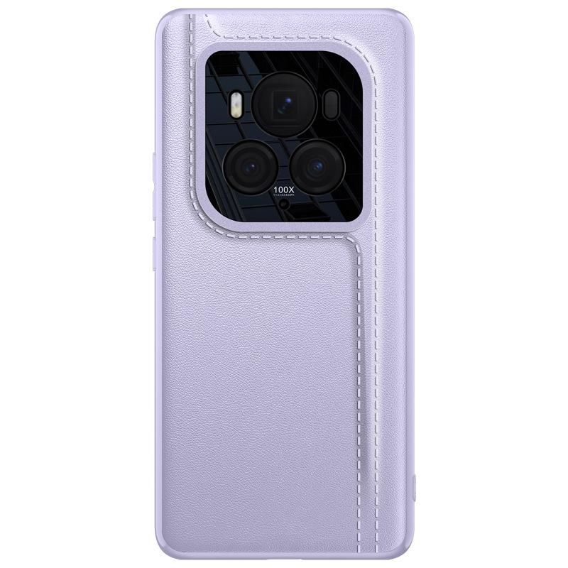 The new model is suitable for Honor magic1 Zhizhen mobile phone case, plain leather magic1RSR protective case, metal lens ring anti-defense.