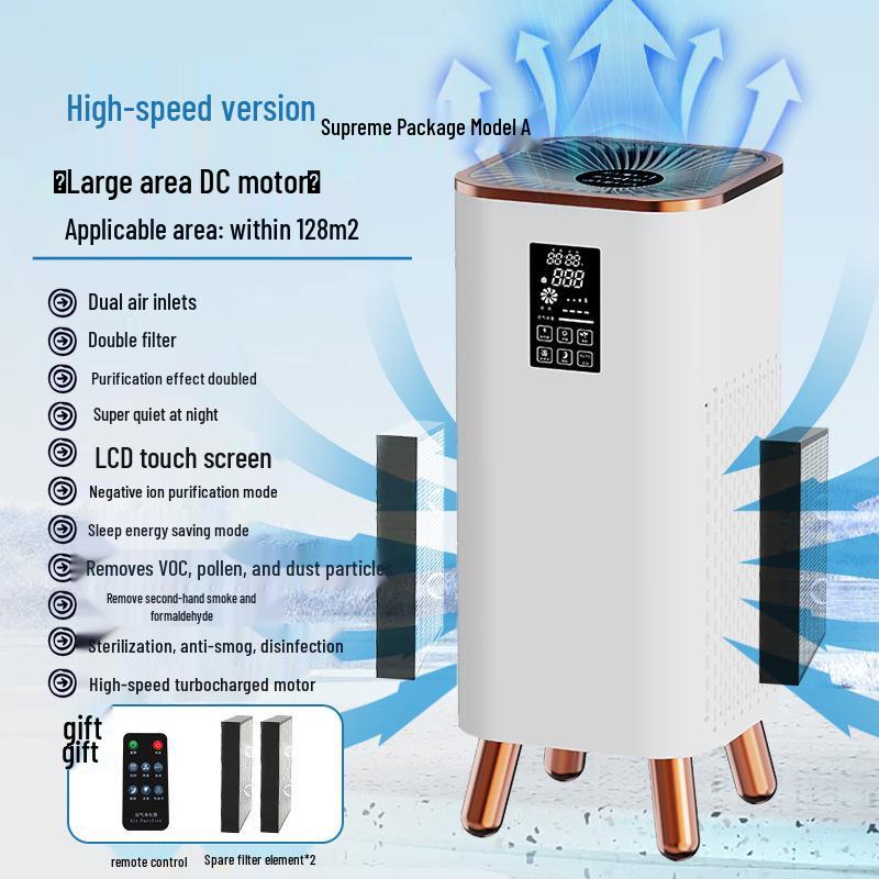 Negative Ion Air Purifier for Formaldehyde, Smoke, Odors, and Pet Hair with Free Shipping