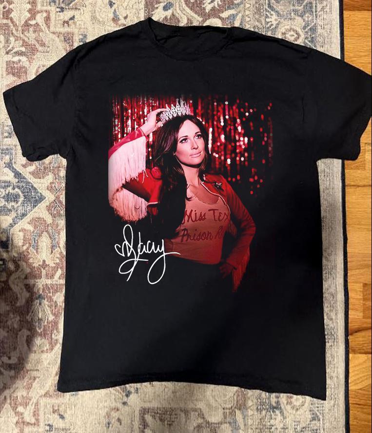 Rare Kacey Musgraves Country Music Black Cotton Shirt Full Size Unisex T-Shirt XL