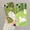 Cute Cartoon Puppy Transparent Soft Phone Case For iPhone 15 12 14 16 17 13 Plus 11 Pro Max 13 Pro