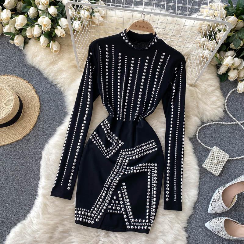 Корейская мода с длинным рукавом и воротником-стойкой — фото 2