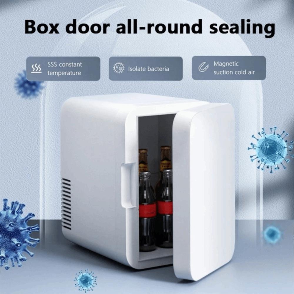 Domowa Mini Lodówka 8L Zamrażarka Samochodowa Przenośna Lodówka Samochodowa Lodówka na Kosmetyki i Jedzenie