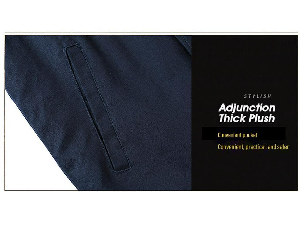 Ναυτικό Δερμάτινο Μπουφάν N1 - Ρετρό Στρατιωτικό Παλτό από Μαλλί Αρνιού για Φθινόπωρο/Χειμώνα, Πυκνωμένο με Βελούδινο Πτητικό Βαμβάκι.