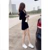 Autumn chic skirt autumn dress small Internet celebrity hottie hip skirt long sleeve dress new women