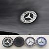AABHA1 39mm 3pins 3D ABS Blue Black Car Front Star Hood Emblem Bonnet Logo Badge For Mercedes Benz W222 W213 S E Class Accessories