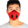   Warm Anti Dust Pollution Dustproof Filter Half Face Mask for Outdoor Cycling(Red)