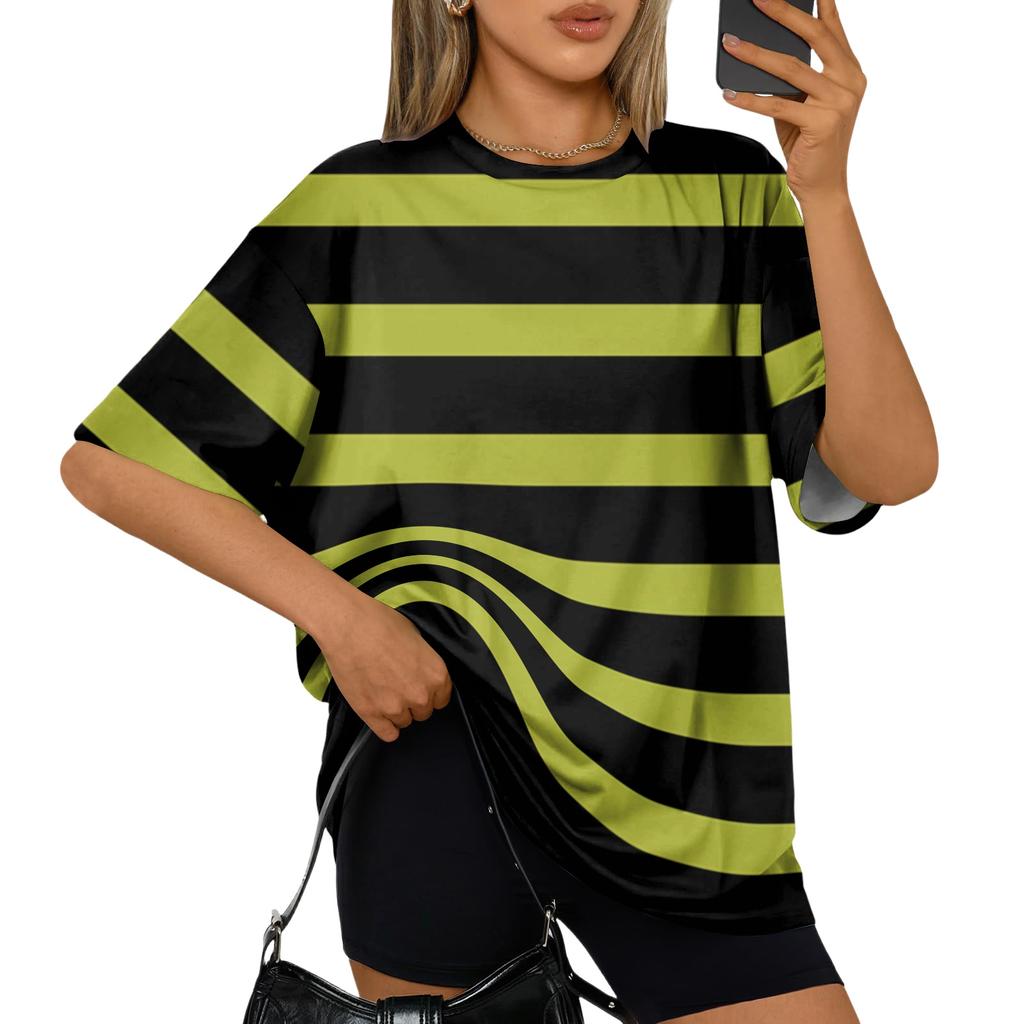 Women's Plus Size Summer Loose Fit Casual Top for Daily Wear