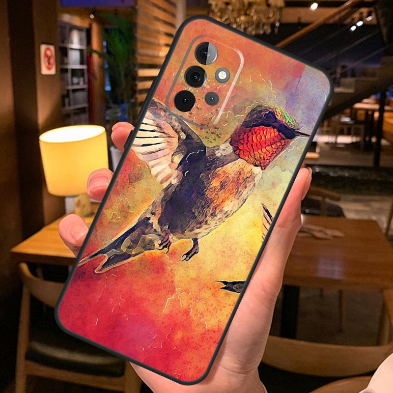 Hummingbird Case For Samsung Galaxy A36 A56 A26 A16 A06 A53 A33 A13 A12 A32 A52 A55 A35 A15 A54 A34 A14