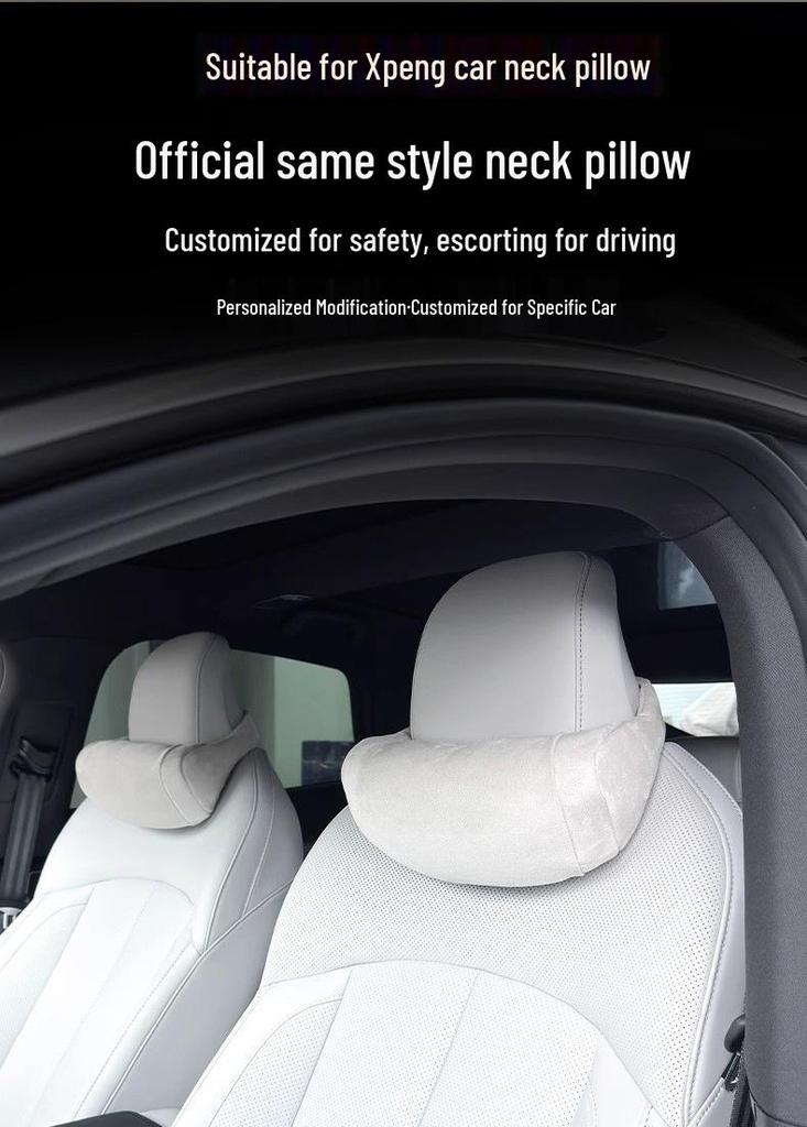 XPeng G6/P7+ Auto Kopfstütze Nackenstützkissen - Originalfarbe m03, Spezielles Innenraumzubehör