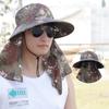 Neckline Mask Man Sun Hat Cotton Cover Face Cap Portable Sunscrean Bucket Hat  Sun Protection
