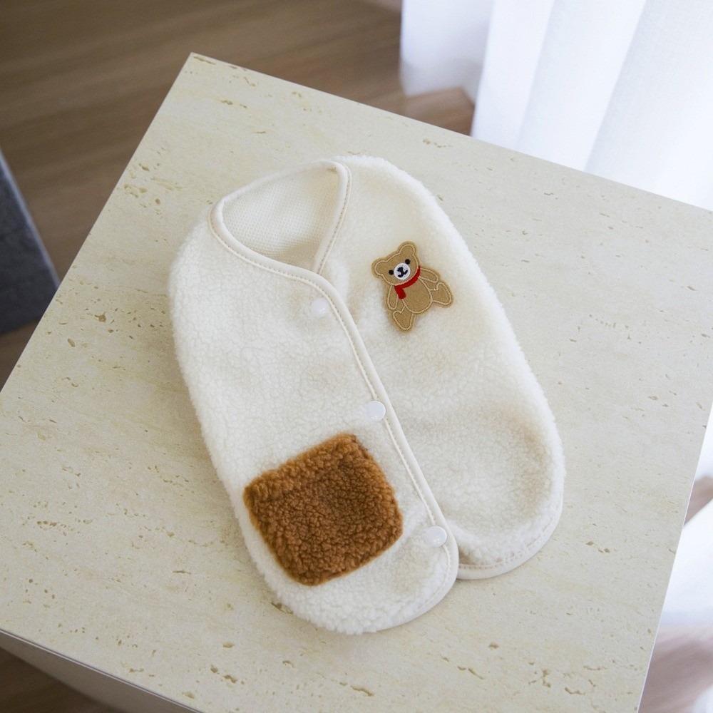 Fleece-lined Dog Warm Clothes Winter Dog Bodysuit Fashion Pet Clothes for Small Medium Dog