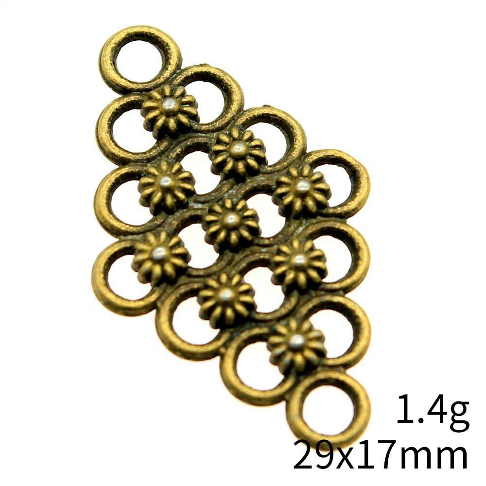 

Аксессуары для школы Круглый цветочный соединитель Аксессуары Дешевые вещи Аксессуары и компоненты A42-5pcs-29x17mm