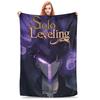 Anime Solo Leveling Decke Leichte Flanell Sofa Überwurfdecke für Zuhause Schlafzimmer Outdoor Decken Bettdecke Steppdecke