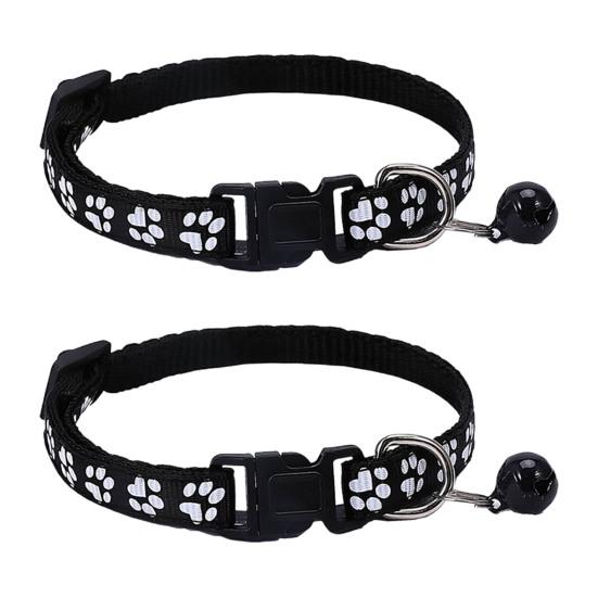 

Изысканный дизайн регулируемой пряжки с узором в виде колокольчика в виде лапы, круг на шее для домашних животных, кошек и собак
