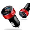 Car Charger 2 USB Ports Fast Charging Digital Display Car Accessories For Mercedes-Benz AMG W212 W220 W221 W222 W108 W126 W140 W168 W169 W176 W177