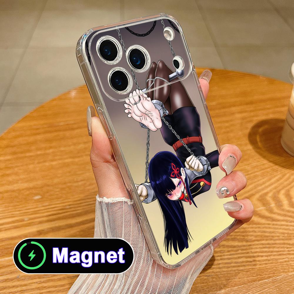 

Mato seihei Ren Yamashiro Clear Magsafe Mobile Phone Case for iPhone 17 16 15 14 13 12 11 Air Pro Max Plus Mini Cover iPhone 11 Pro Max