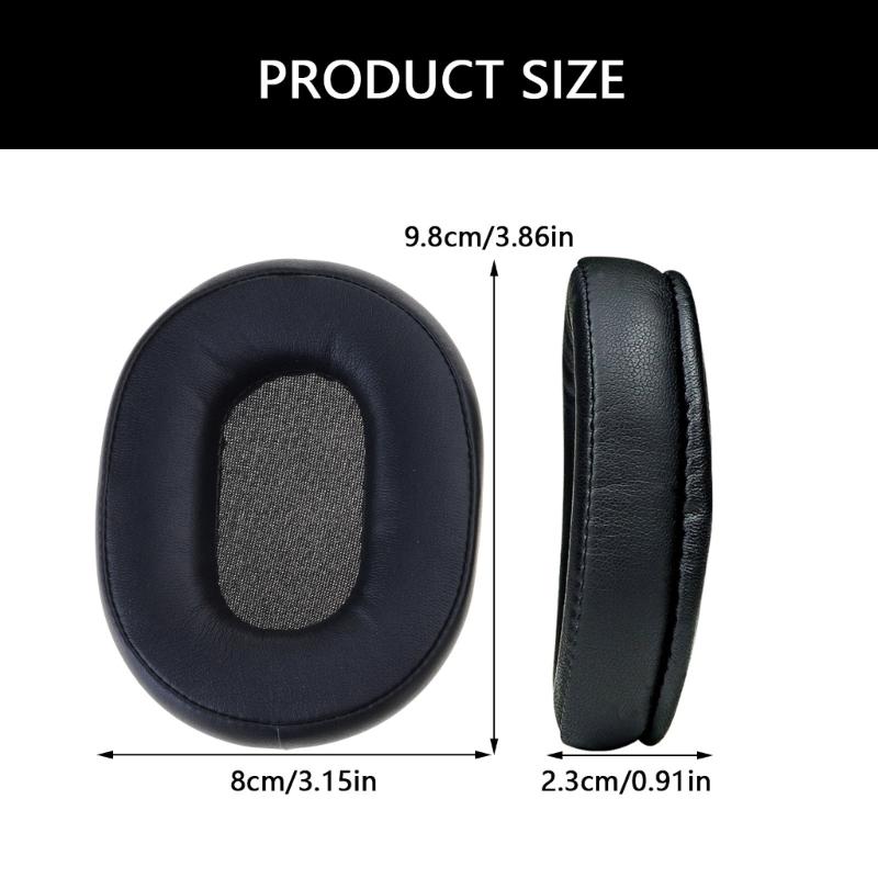 1 Pair Comfortable Ear Cushions Earphone Cover Protective Earcup Earpads for RP-HD601N HD605N HD805N Spare Earmuffs