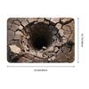 3D Visual Illusion Effect Stone Wall  Doormat Non-Slip Entrance Kitchen Bathroom Floor Door Mats  Garage Carpet Rug