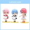Delightful 6 Pack Rem And Ram Toy Figurines From Re Life In A Different World From Zero
