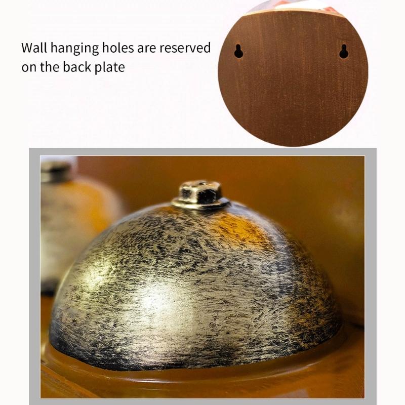 Antikes Telefon Drehwählscheibe Festnetztelefon Modell Retro Wandmontage Handwerk Ornamente Schaufenster Stand Heimdekorationen