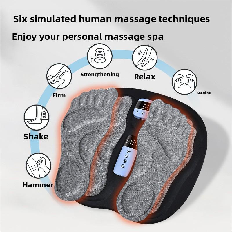Portable EMS Foot Massager – Acupressure & Microcurrent Therapy for Relaxation & Improved Circulation