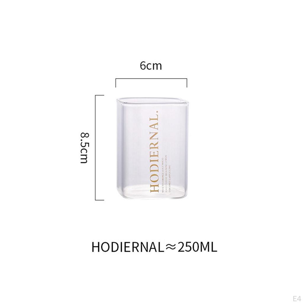 Drinking Glasses Glass Can Transparent Cups Tumbler for tea Party Home