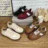 Super Soft German Training Shoes New Autumn and Winter Retro New Sports Flat Baseplate Shoes Casual Small Black Shoes