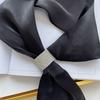Fashion Small Silk Scarf Women Neckerchief Bandana Female Small Ear Scarf Korean Style Tie Bag Headband Decoration Neck Scarf