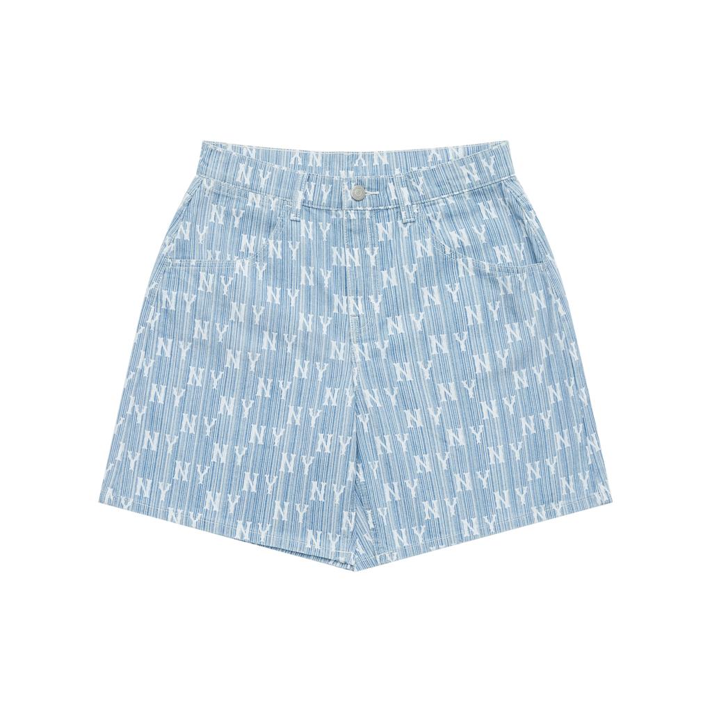 New MLB Casual Shorts Unisex Light Blue 3FDPM0243-50BLL