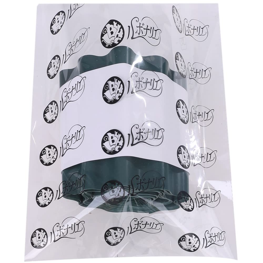 Rubonarie Root Block Sheet, Gardening Edge, Fence, Gardening Green, Wave Edge (Brown, 9m x 20cm)