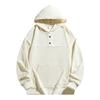 Men's Fashion Solid-color Hooded Sweatshirt, Casual Loose Large-sized Hooded Sweatshirt