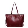 Retro bag women's large capacity 2205 autumn and winter versatile simple shoulder bag premium texture tote bag