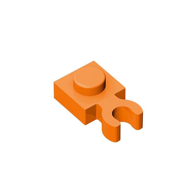 Non-Toxic Moc 10Pcs 60897 4085 1X1 Single Side Building Blocks Horizontal Clamp Plate Bricks Particle Puzzle Idea Toys Children Kid Gifts