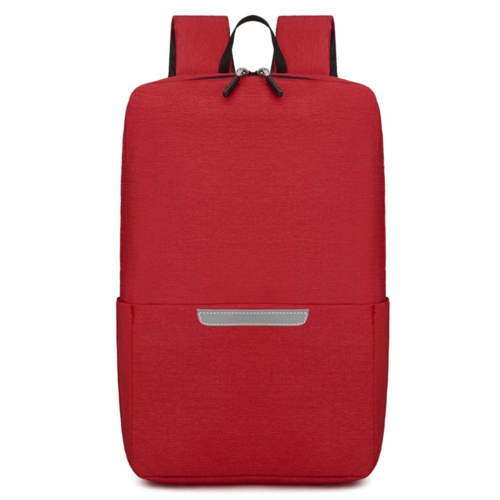 Casual Waterproof Small Backpack Solid Color Schoolbag School Bags Large Capacity Travel Bag Book Bags Teenagers